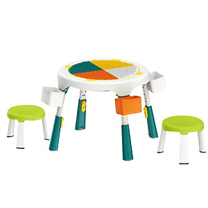 Bộ bàn ghế lắp ghép đồ chơi đa năng smoneo 1119-SM-001-88005
