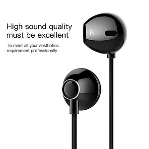 Tai nghe in Ear Baseus Encok H06TE Lateral (Wired Earphone with Mic Stereo Headset Earbuds Earpiece) - Hàng chính hãng