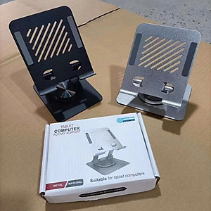 Giá đỡ máy tính bảng và điện thoại hợp kim nhôm để bàn xoay 360 A181 - Hàng chính hãng