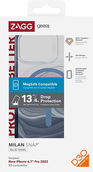 Ốp lưng IP14 series - Gear4 Milan Snap - Hàng chính hãng