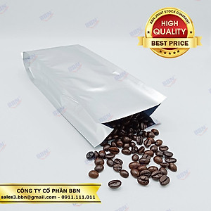 Túi 4 biên bạc 11x31 đựng 500gr cà phê 