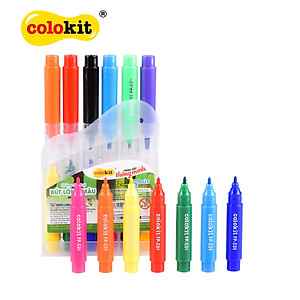 Bút lông 2 đầu Thiên Long FP-C01- 12 màu