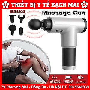 Máy Massage Cầm Tay Đánh Tan Mỡ Bụng Toàn Thân Massage Chân Cổ Mát Xa 6 Chế Độ Săn Chắc Cơ Fascia Gun