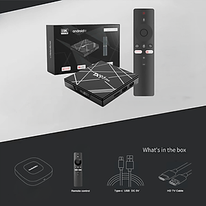 Android Tivi Box Q Pro (TX9)- Ram 8G/128G - Bluetooth - Netflix - Remote Tìm Kiếm Giọng Nói - Hỗ trợ tivi,màn hình máy tính, máy chiếu - Hàng Nhập Khẩu