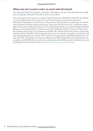 English Vocabulary In Use Upper-Intermediate Book With Answers