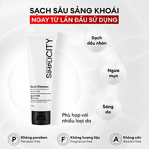 Sữa rửa mặt dưỡng ẩm Facial Cleanser Men Stay Simplicity
