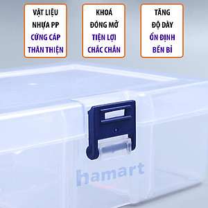 Hộp Nhựa 10 Ngăn 24 Ngăn Mini Có Nắp Trong Suốt Đựng Trang Sức Linh Kiện Điện Tử Đinh Ốc Tô Vít