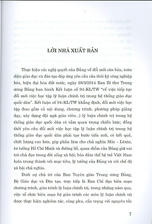 Combo 4 cuốn Giáo Trình Dành Cho Bậc Đại Học Hệ Không Chuyên Lý Luận Chính Trị: Giáo Trình Triết Học Mác – Lênin + Giáo Trình Kinh Tế Chính Trị Mác – Lênin + Giáo Trình Lịch Sử Đảng Cộng Sản Việt Nam + Giáo Trình Tư Tưởng Hồ Chí Minh