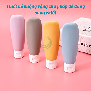 Set Chai Chiết Du Lịch 4 Màu Pastel Siêu Xinh Combo Chai Chiết Mỹ Phẩm Mini – Gọn Nhẹ, Sang Xịn Bộ Chiết Đựng Mỹ Phẩm Du Lịch – Nhỏ Gọn Chuẩn Trend Set Chai Silicone Du Lịch – Không Rò Rỉ, Mềm Mịn SBộ Chai Mini Đi Du Lịch – Màu Dễ Thương, Dễ Phân Loại