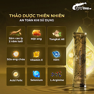 Tinh chất phục hồi sức khỏe và tăng cường sinh lý nam giới Hachimitsu - Gói 20gr