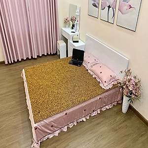 Chiếu hạt gỗ Pơ Mu hạt 1,8cm - Chiếu gỗ Mian.vn ( video , hình thật )