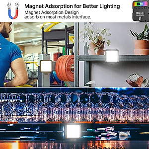 Đèn Led Ulanzi VL49 RGB Fill Light, Đổi Được Nhiều Tone Màu Quay Phim & Chụp Ảnh, Tích Hợp Pin Sạc Đa Năng - Hàng Chính Hãng