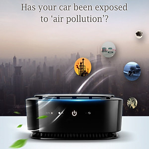 Máy khử mùi, lọc không khí trên xe ô tô thương hiệu cao cấp Philips GP6201 - Công suất: 3.7W - Điện áp: 12V - Hàng Nhập Khẩu