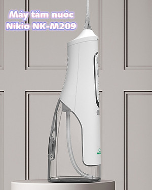 Máy Tăm Nước Cầm Tay Nikio NK-M209 - Dung Tích Lớn 360ml, Hàng Chính Hãng 