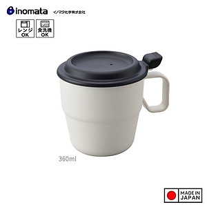 Ly nhựa cao cấp có nắp chống tràn Inomata hàng nội địa Nhật Bản