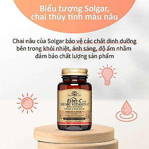 NHẬP KHẨU USA CHÍNH HÃNG - Viên Uống Solgar Ester-C® Plus -Vitamin C Thế Hệ Mới, Không Kích Ứng Dạ Dày, Hấp Thu Nhanh [50 viên]