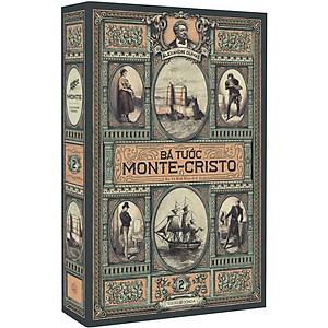 Sách Bá tước Monte-Cristo, trọn bộ 3 tập