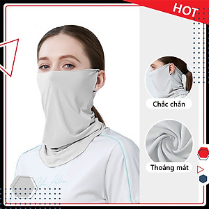 Khẩu trang băng lụa chống nắng cao cấp S202, khẩu trang nam nữ, chống tia UV, chống bụi, UPF50+