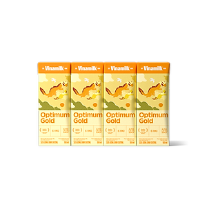 Thùng 48 Hộp Sữa Bột Pha Sẵn Vinamilk Optimum Gold 180ml