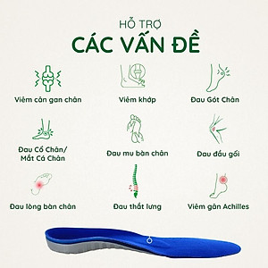 Lót giày sức khỏe Spenco Total Support Gel - giảm chấn dùng đứng lâu, công việc mang vác nặng