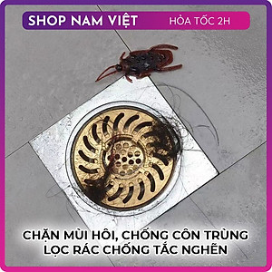 Nắp Cống Chống Mùi Hôi Có Lưới Lọc Chặn Côn Trùng