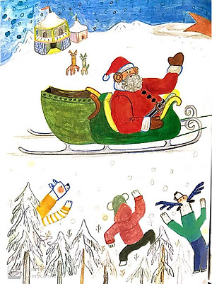 Sách Nhà Lãnh Đạo Nhí - Kĩ Năng Kiểm Soát Bản Thân - Ai Kéo Cỗ Xe Trượt Tuyết