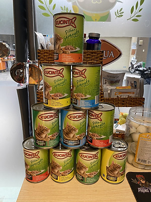 (MỚI) PATE DÀNH CHO MÈO KUCINTA LON 400G (GIÁ TỐT)