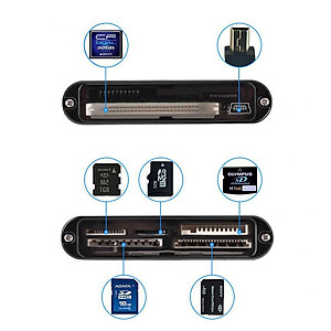 Đầu đọc thẻ nhớ đa năng SSK 025 chính hãng hộp thiếc sang trọng (logo Trắng)