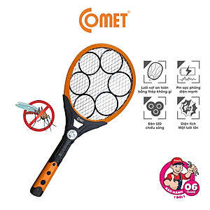 Vợt Muỗi COMET CP040 điện thế mạnh thời gian sử dụng lên đến 48h