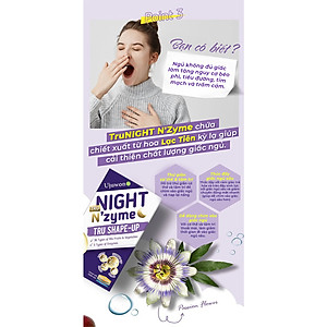 [Nhập Khẩu Từ Malaysia] Viên Uống An Thần, Cải Thiện Giấc Ngủ,Hỗ Trợ Giảm Cân, Detox Cơ Thể Trunight N'zyme Ujuwon - Hộp 30 Viên