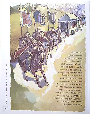 Sách Lịch Sử Việt Nam Bằng Tranh: Chiến Thắng Quân Nguyên Mông Lần 2 (Bản Màu)