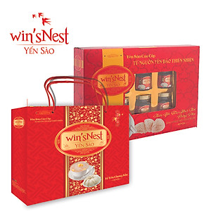 Combo 6 hộp nước yến sào win'sNest chưng sẵn đường phèn ( 6 Lọ * 70 ml / Hộp)