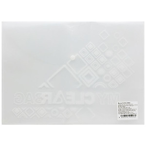 Bìa Nút F4 Có In - Flexoffice FO-CBF04 - Trong Suốt