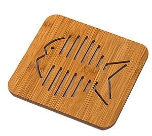 Combo 5 đế lót nồi chịu nhiệt bằng gỗ PaKaSa - Họa tiết giao ngẫu nhiên