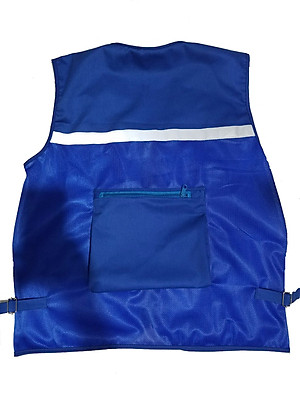 Áo gile kỹ sư xanh dương