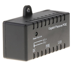 Gigabit Passive Poe Injector Accs Power Over Ethernet Adapter Wireless LAN