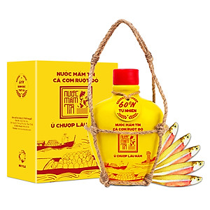 Đặc Sản Phan Thiết - Nước Mắm Tĩn Cá Cơm Vàng Ruột Đỏ Độ Đạm 60N Tự Nhiên Tĩn Gốm 250Ml Nước Mắm Rin Nguyên Chất Truyền Thống Sạch Nước Mắm Nhỉ Từ Thùng Lều Gỗ Cốt Nhĩ Đặc Biệt Cá Cơm Vàng Ruột Đỏ Muối Tinh Khiết, Sánh Đặc Thịt Cá, Không Chất Bảo Quản