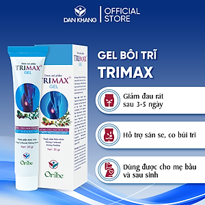 Gel Bôi Trĩ Giúp Co Búi Trĩ, Giảm Sưng Đỏ Và Ngứa Rát Hậu Môn Do Trĩ Trimax Tuýp 20g