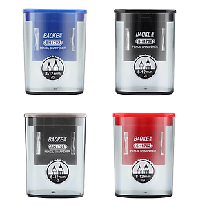 Gọt bút chì I Chuốt viết chì Baoke SH1702 I Gọt chì 2 lỗ 2 cỡ bút - 1 cái