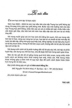 Hướng Dẫn Trả Lời Câu Hỏi Và Bài Tập Lịch Sử Lớp 10 (Bám Sát SGK Kết Nối) - HA
