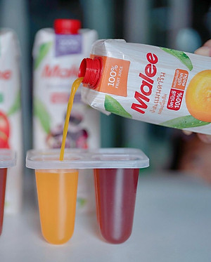 Nước Ép Quýt Với Tép Cam Malee 1L - Nhập Khẩu Thái Lan | Malee 100% Mandarin Orange Juice with Orange Pulp 1L