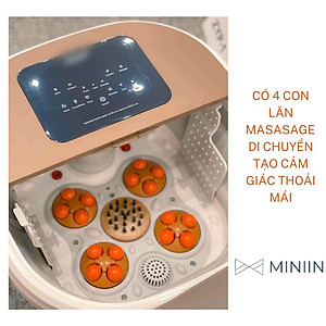 Bồn Ngâm Chân Massage  Gấp Gọn , Máy Ngâm Chân Massage Chân - Cải Thiện Giấc Ngủ Cho Gia Đình - HÀNG LOẠI 1- CHÍNH HÃNG MINIIN