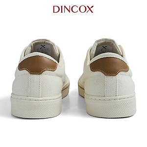 Giày Sneaker Vải Canvas Nam Nữ E12 Cream Thời Trang Dincox
