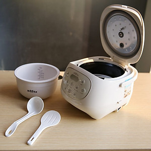 Nồi Cơm Điện Lòng Gốm 1,2L HAATZ CIM250 Công Suất 500W, 6 Chế Độ, Hẹn Giờ, Hàng Chính Hãng
