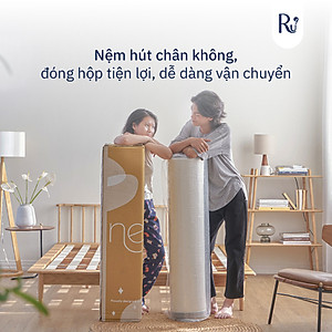 Nệm Foam Nest Ru9 15cm Cao Cấp | Ngăn Cách Chuyển Động | 2 Lớp Foam Nâng Đỡ | 6 Kích Thước