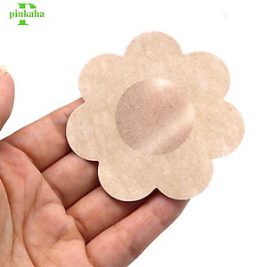 Hộp 60 Miếng Dán Ngực Giấy Dùng 1 Lần Hình Hoa Siêu Bám Dính Thông Hơi Thoáng Mát 307
