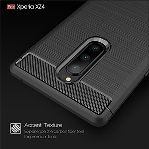 Ốp lưng chống sốc cho Sony Xperia 1 / XZ4 hiệu Likgus vân kim loại , chống sốc chuẩn quân đội, chống va đập - hàng nhập khẩu