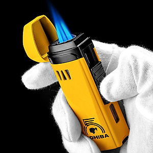 Vỏ Hột Quẹt Bật Lửa Khò 3 Tia  H179A Có Đục Kiêm Giá Đỡ - Nhiều Màu