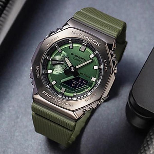 Đồng Hồ Nam Dây Nhựa Casio G-Shock GM-2100B-3ADR Chính Hãng - GM-2100B-3A Mặt Kim Loại