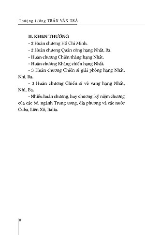 Kết Thức Cuộc Chiến 30 Năm - Thượng tướng Trần Văn Trà